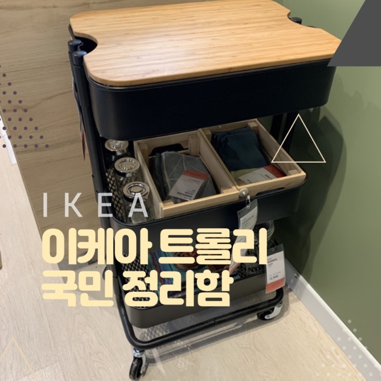  가성비 좋은 국민 정리함 : 이케아 트롤리 로스코그/로스홀트