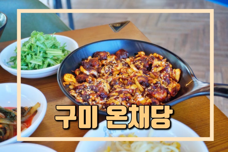  구미 불향쭈꾸미로 기력 회복하는 금오산 맛집 :: 온채당