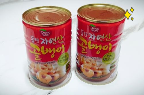  비빔면 친구 동원 골뱅이 400 한입크기라 손질도 필요없어요