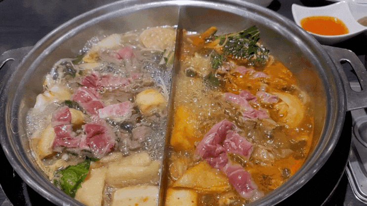  갈매 맛집  샤브샤브 소담촌 샐로드바로 야채 무한리필