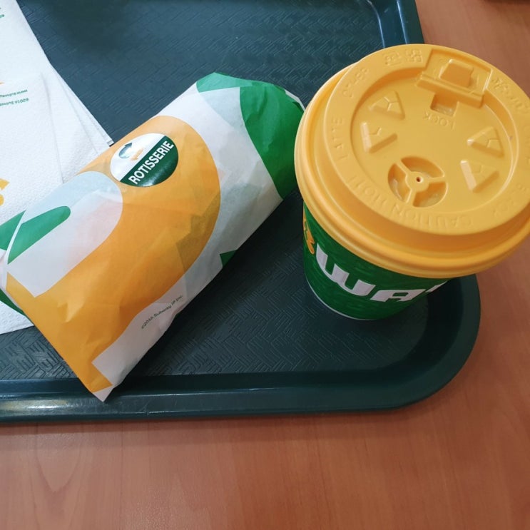  서브웨이 로티세리치킨 꿀조합 추천! 상동 서브웨이 방문