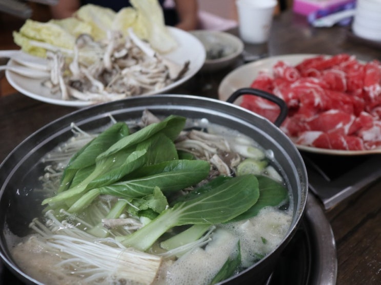  [평택 칼국수] 안동전골칼국수, 가성비 좋은 샤브샤브까지