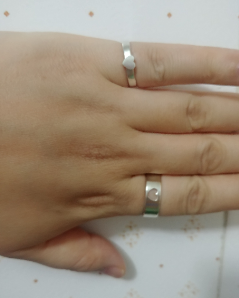  학생도 부담없이 예쁘게! 저렴하면서 알러지없는 은반지 리뷰에요.(핸드메이드, 커플반지, 한쌍)