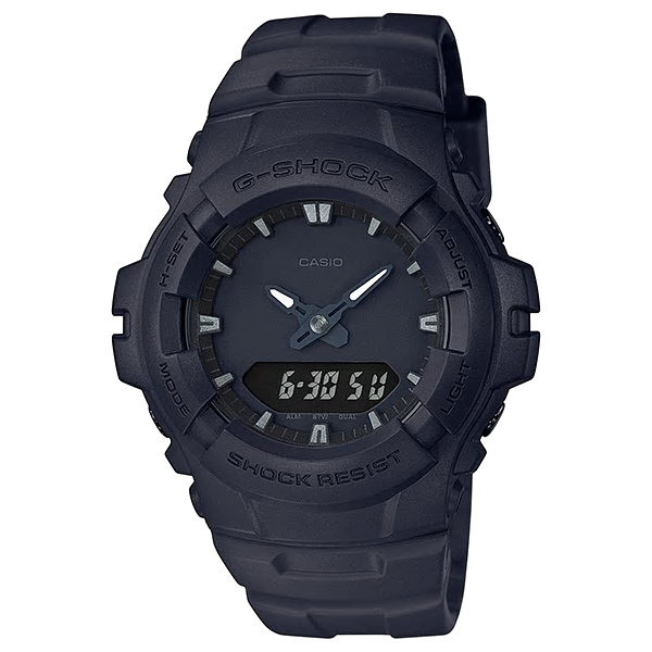  [현대백화점][지샥(G-SHOCK)] 남여공용 G-100BB-1ADR 작은사이즈 콤비네이션 모델라인 캐주얼시계 올 블랙