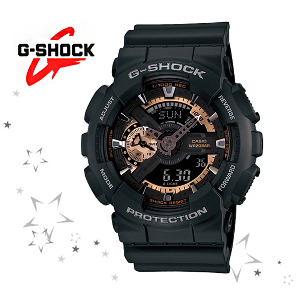  타임플래닛 G-SHOCK GA-1100-2B 지샥 시계 온도측정