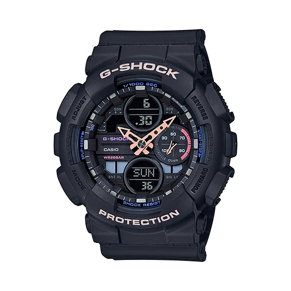  [현대백화점][지샥 G-SHOCK] GMA-S140-1ADR 미들사이즈 캐주얼시계 올 블