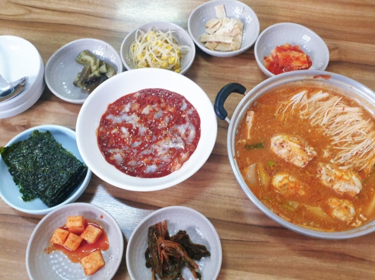 목포 맛집 장터식당