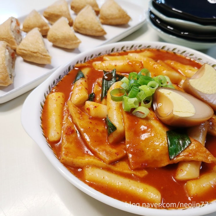 Jinny's집밥레시피 국물떡볶이 만드는 법 유부초밥도 함께~ Jinny's집밥레시피 국물떡볶이 만드는 법 유부초밥도 함께~