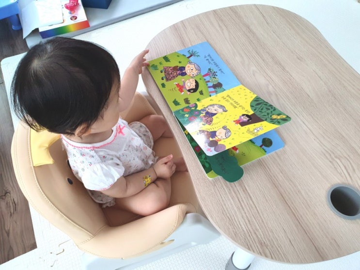  14개월아기 책상의자 현대리바트 뚜뚜 책상의자 세트