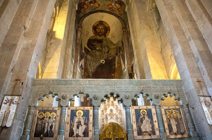 12일 므츠헤타 - 3. 스베티츠호벨리 성당(내부)