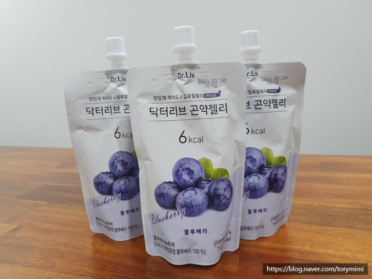  탱글탱글 저칼로리 간식 닥터리브 곤약젤리