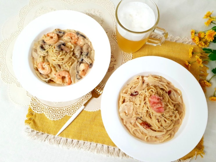  투움바파스타, 명란크림파스타 만들기 ~ 우리집이 파스타 맛집