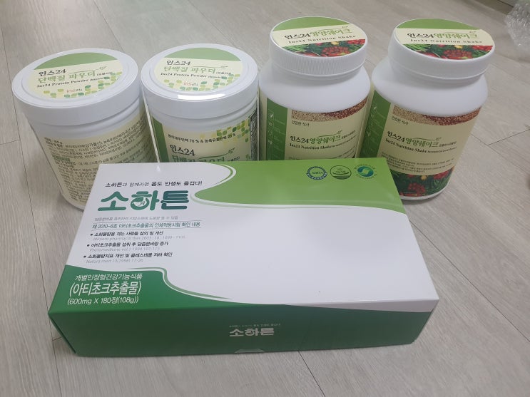  소화불량, 메스꺼움, 트림, 용트름 증상 개선 소하튼! / 허브보리 인스24 영양쉐이크(포뮬라1), 인스24 단백질 파우더(포뮬라3) 재구매