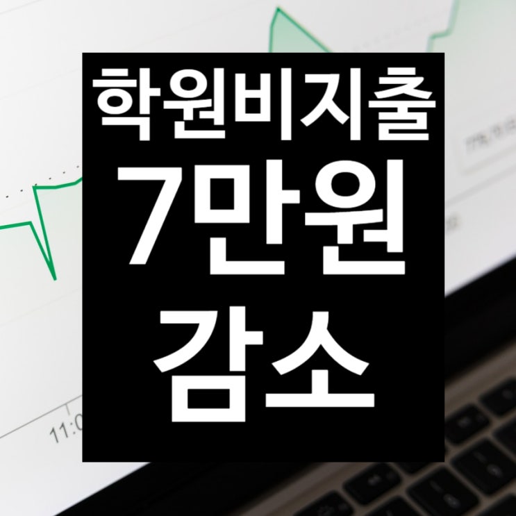  코로나로 2분기 학원비 지출, 23만9천원에서 16만 8천원으로 23.4% 감소