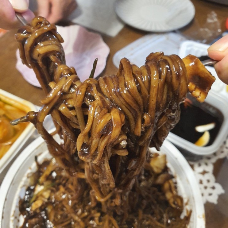 인천 배달음식 궁중반점짜장