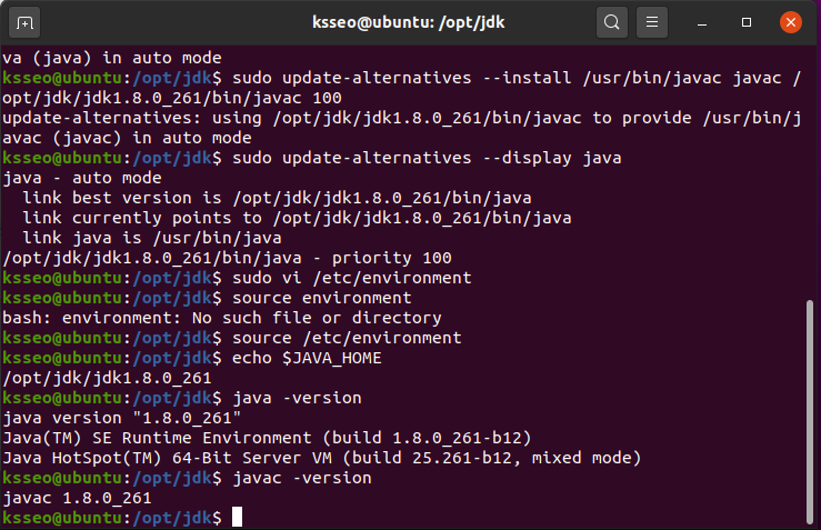 Ubuntu 20.04에 oracle jdk8 설치 : 네이버 블로그