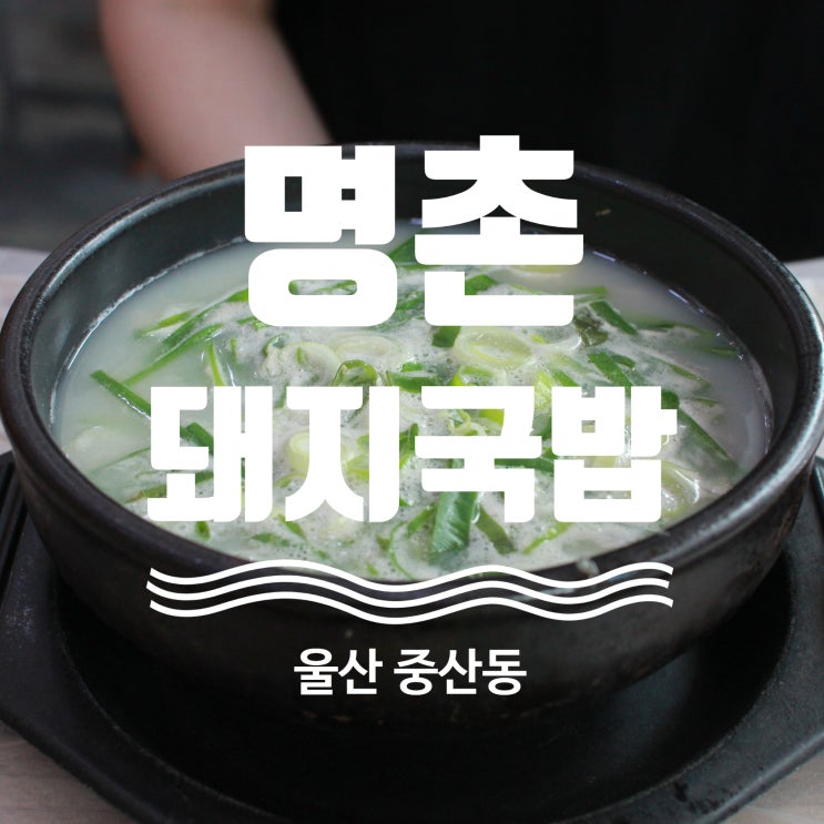  울산 중산동 맛집 명촌돼지국밥 탐방기