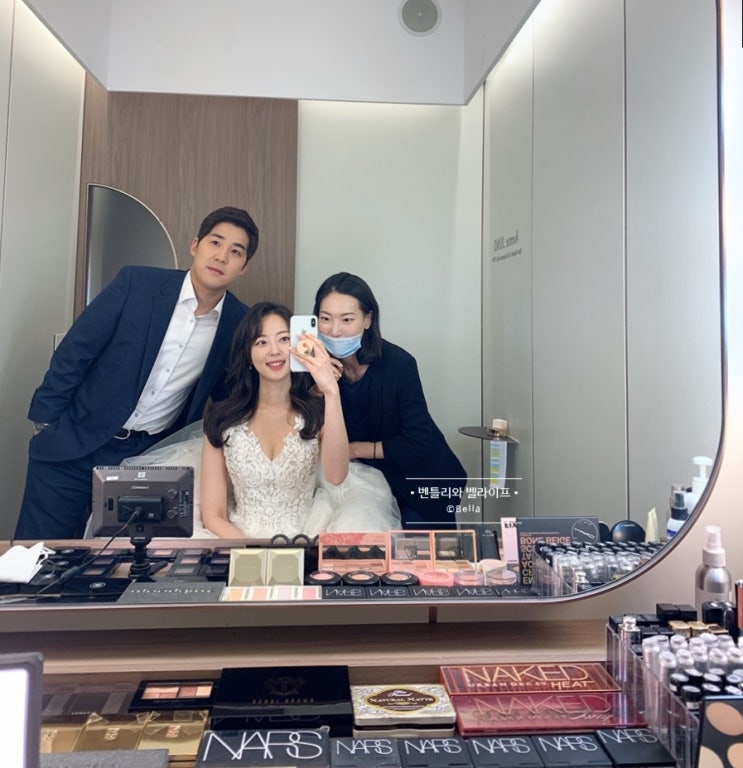  [애브뉴준오 웨딩촬영 메이크업] 수현 & 유민 부원장님의 헤메 찰떡조합!