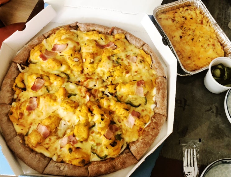  알볼로피자 메뉴추천 단호박골드 콘치즈그라탕 내돈내산 맛있음