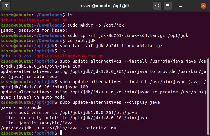Ubuntu 20.04에 oracle jdk8 설치 : 네이버 블로그