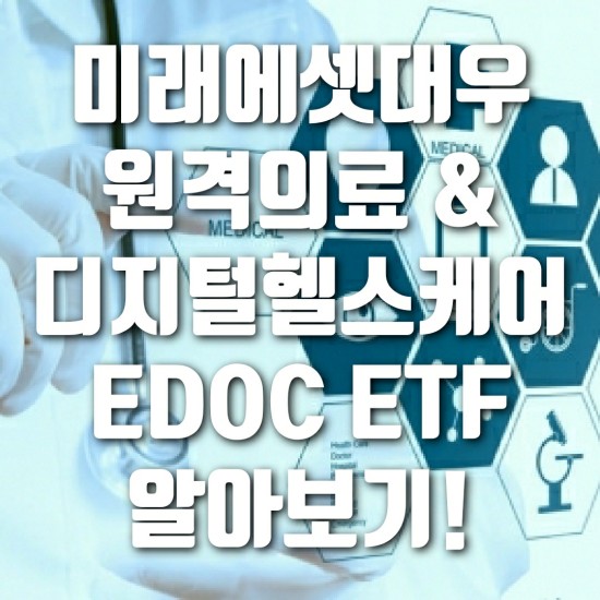 원격의료, 디지털 헬스케어, EDOC ETF 상세 종목 분석! 투자전에 참고하세요!