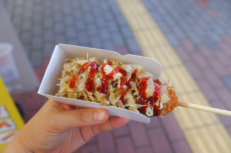  마산 합성동 맛집 바삭바삭 비엔나핫도그 오코노미핫도그