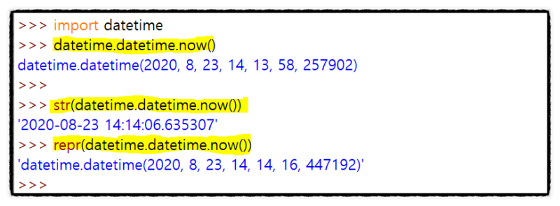 파이썬 repr() 함수 - str()과의 차이점 : 네이버 블로그