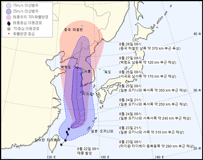 제 8호 태풍 바비(BAVI)