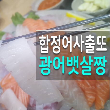  합정 어사출또 광어 지느러미살 최고