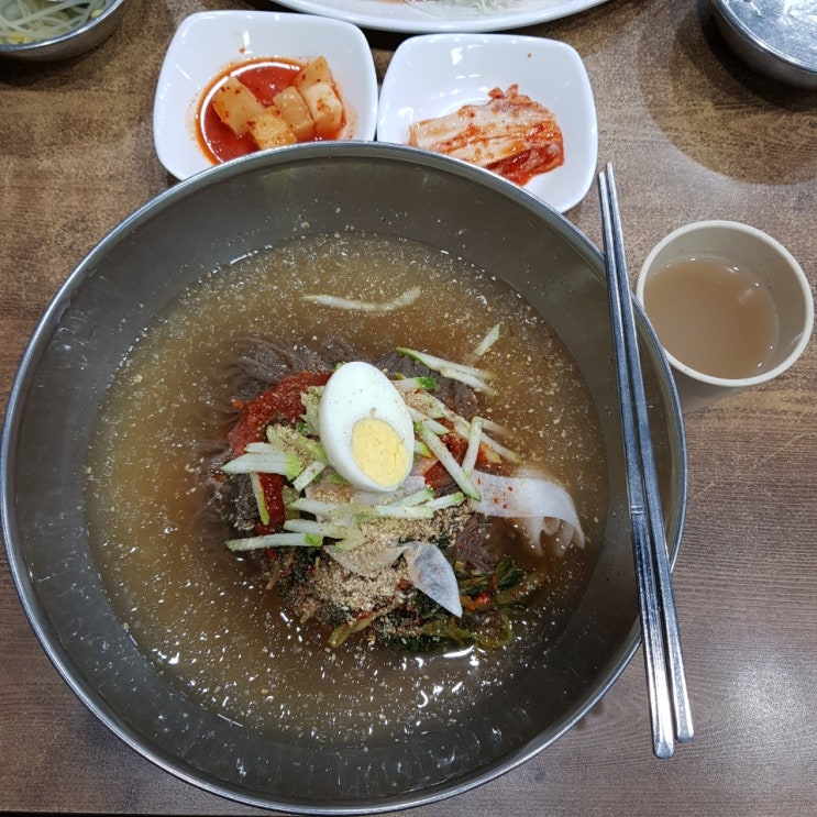  망원동냉면맛집 얼큰이 왕냉면 vs 왕돈까스