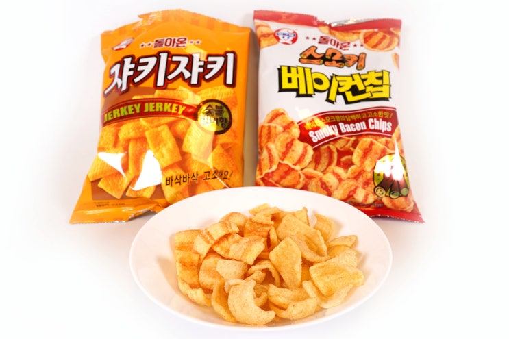  돌아온 쟈키쟈키와 스모키 베이컨칩 / 추억의 과자가 돌아왔다!