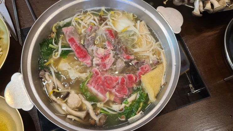 청주 복대동 맛집 정다운 샤브 막국수에서 청주 가족 외식!