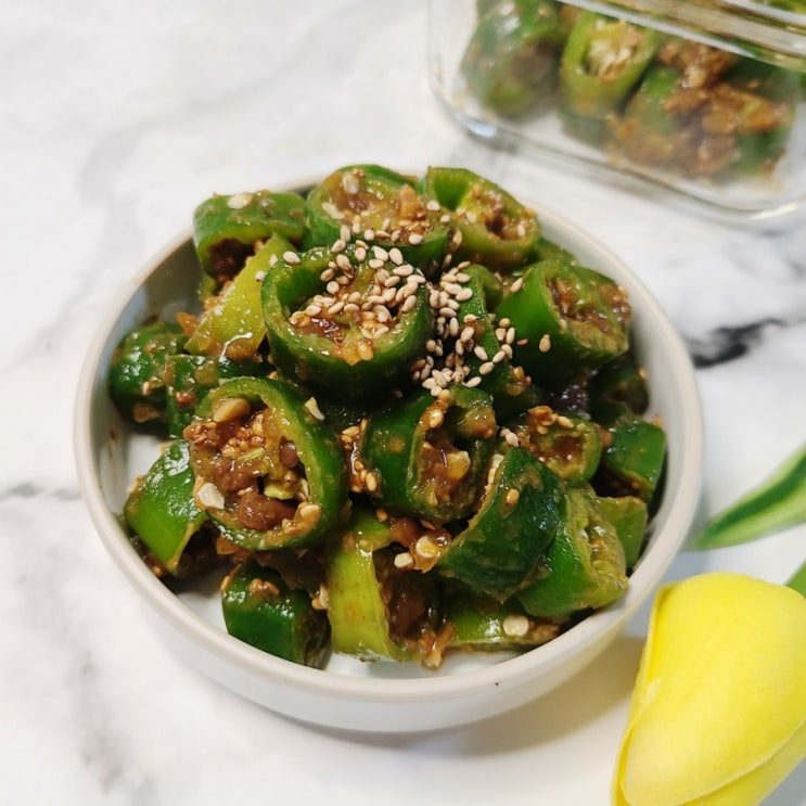 Jinny's집밥레시피 오이고추된장무침 만들기 먹기편하게 만든 밑반찬 Jinny's집밥레시피 오이고추된장무침 만들기 먹기편하게 만든 밑반찬