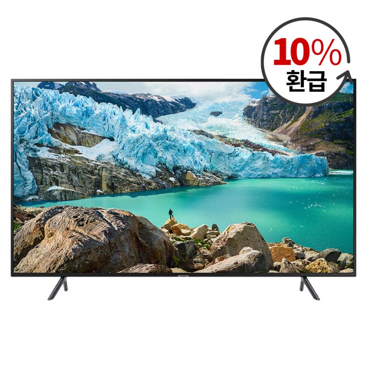  삼성전자 프리미엄 UHD 138cm TV 방문설치, 스탠드형, UN55RU7100FXKR + CY-S55NU710/KR(스탠드형)