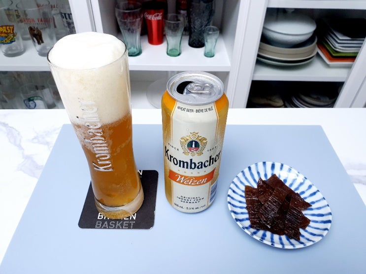  솜사탕거품 독일 밀맥주 크롬바커 바이젠