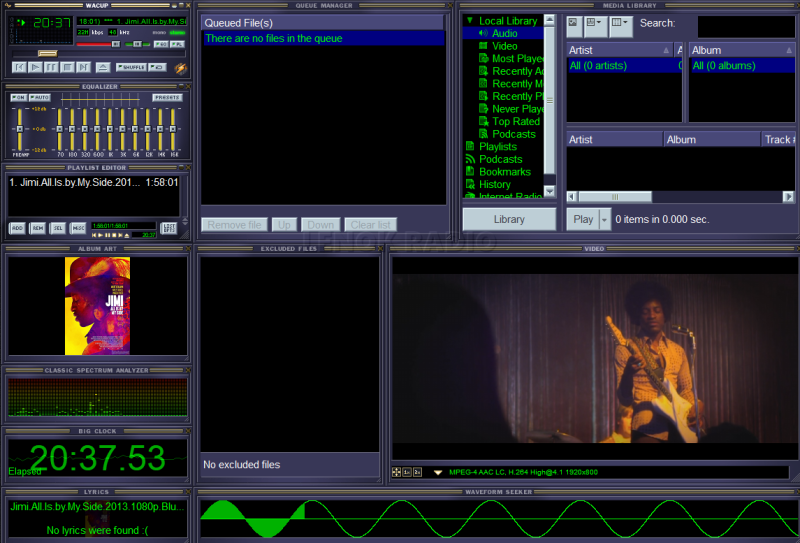 새로운 윈앰프 WACUP (WinAmp 릴리스 아님) : 네이버 블로그
