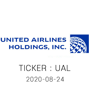 UAL 유나이티드 항공 주가 United Airlines Holdings 분석 아인 08-24
