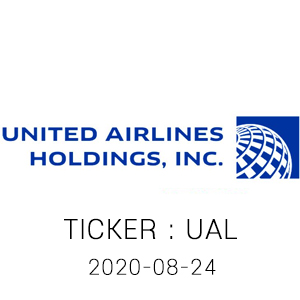  UAL 유나이티드 항공 주가 United Airlines Holdings 분석 아인 08-24