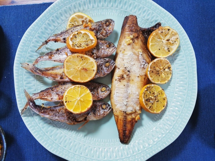 냉동 생선 맛있게 먹기: 레몬 마늘 생선구이