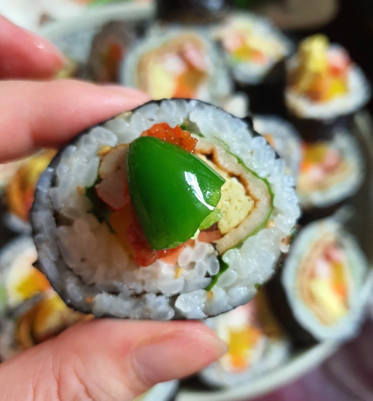  [ 엄마 레시피 ] 먹어도 먹어도 먹고 싶은 초 김밥 레시피!