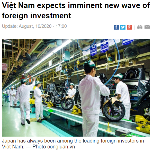 베트남 외국인 직접투자(Foreign Direct Investment FDI) 현황에 대한 현지 영어 기사_opt for 선택하다 / YoY 전년동기대비