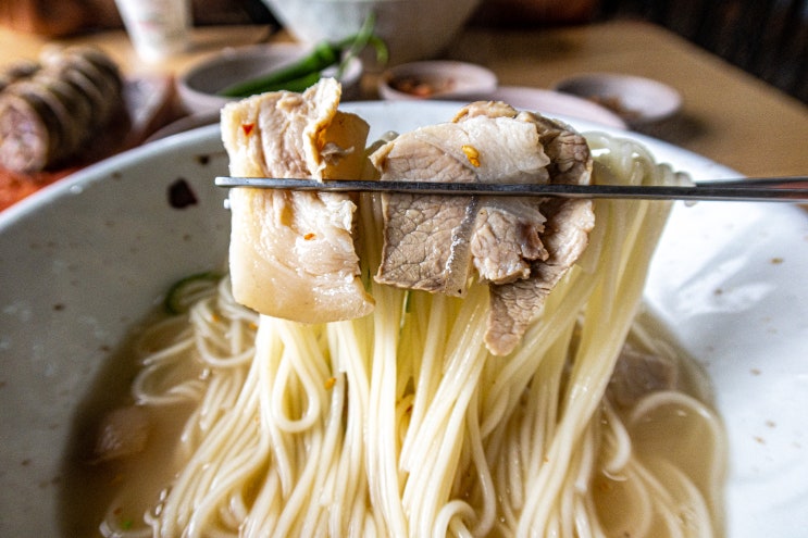  육수가 끝내줬던 이천 부발 맛집, 제주둘레국수