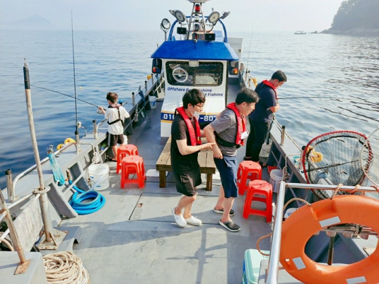  거제도 배낚시 아지트피싱 가족 선상낚시