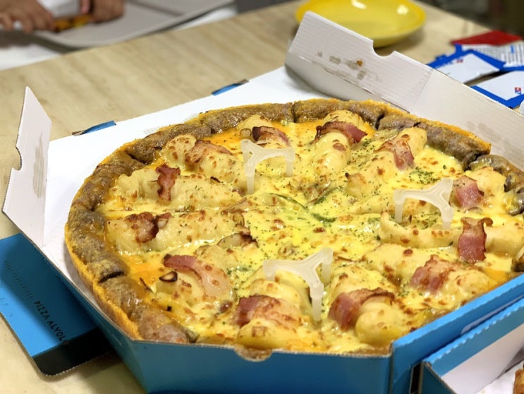  [맛집소개] 알수록 볼수록 맛있는 피자 알볼로의 추천 메뉴 고구마 골드 피자! (피자맛집 동탄 피자 동탄2피자 맛집 알볼로)