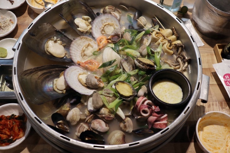  인천논현동맛집 택이네조개전골 칼국수 보리밥까지 완벽