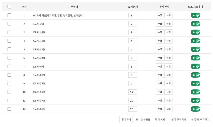 8월 25일 화요일 원격수업(이학습터)