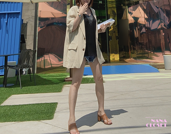  린넨 반팔 자켓으로 여름 데일리 스타일 완성 하기