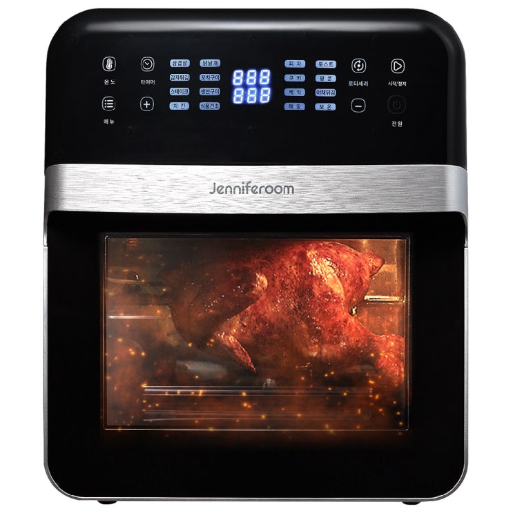  제니퍼룸 로티세리 멀티 에어프라이어 12L, JR-E5210BK