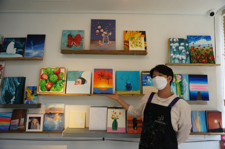  부산 서면성인취미미술 / 아크릴배우기 (아트아뜰리에추천)