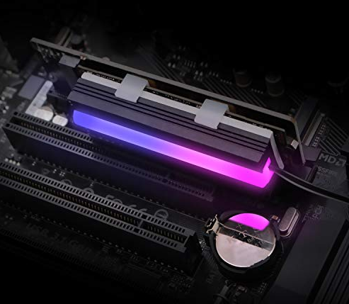  NVME SSD 쿨러 튜닝 방열판 RGB LED 내돈 주고 산 솔직 후기 (M.2 Heatsink ARGB 5V, 팬 튜닝, EZDIY-FAB, 직구, 튜닝용 히트싱크)